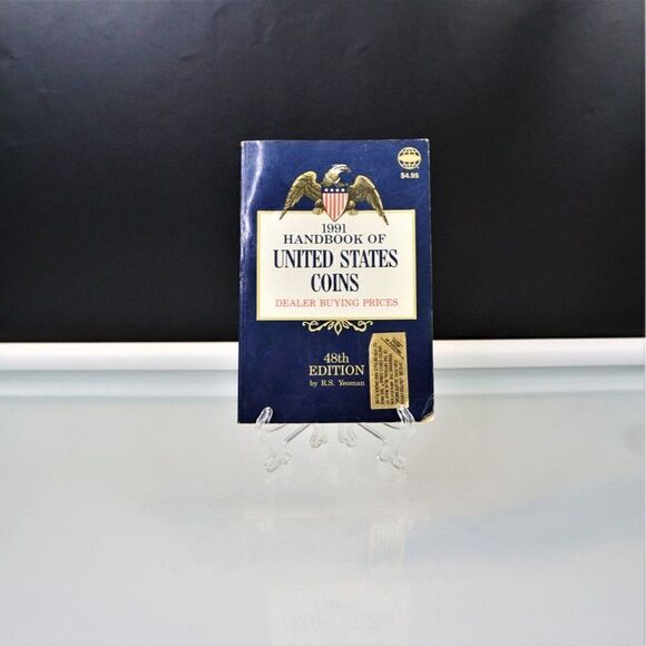 1991 Handbook Of United States Coins by R. S. Yeoman 48th Edition Paperback Book - Picture 1 of 11